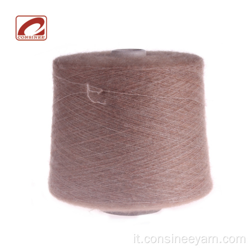 Filato in lana mohair elasticizzata da 12,5 nm